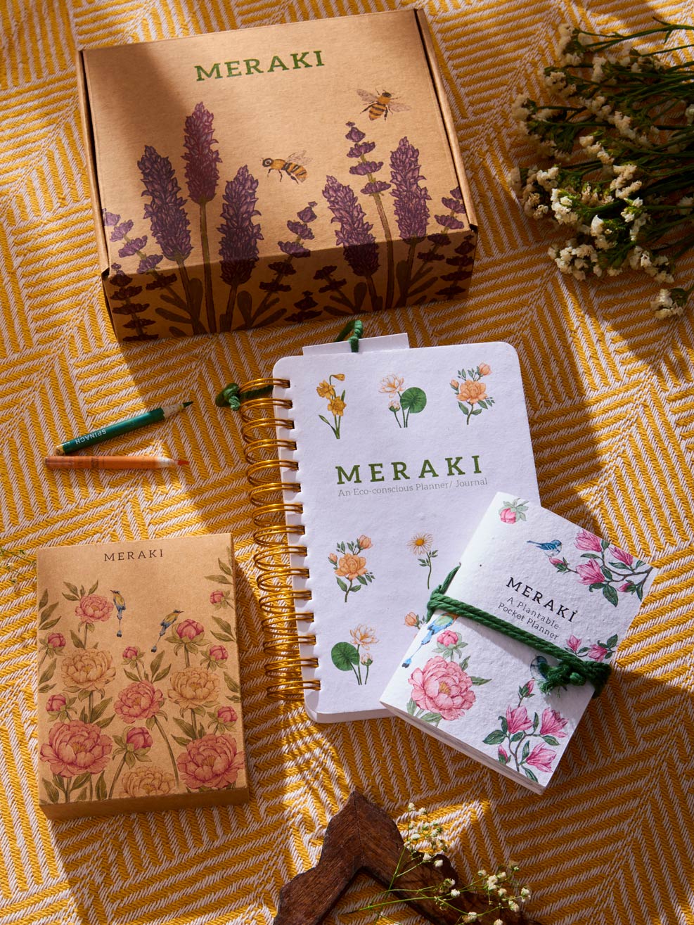 Meraki: A Sustainable Journal and Pocket Planner (Combo Set)