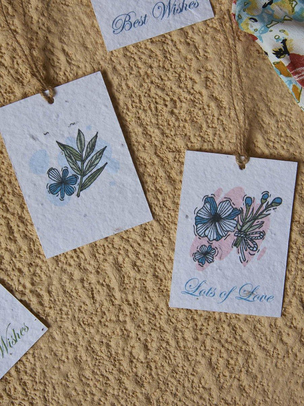 Pastel Notes Gift Tags (Set of 8) - Plantables