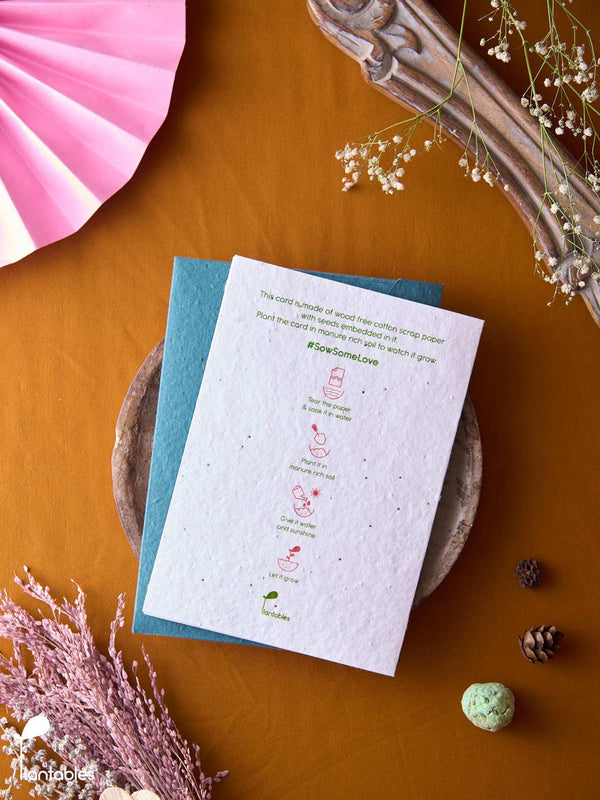 Head Over Hills in Love: Valentine's Day Card