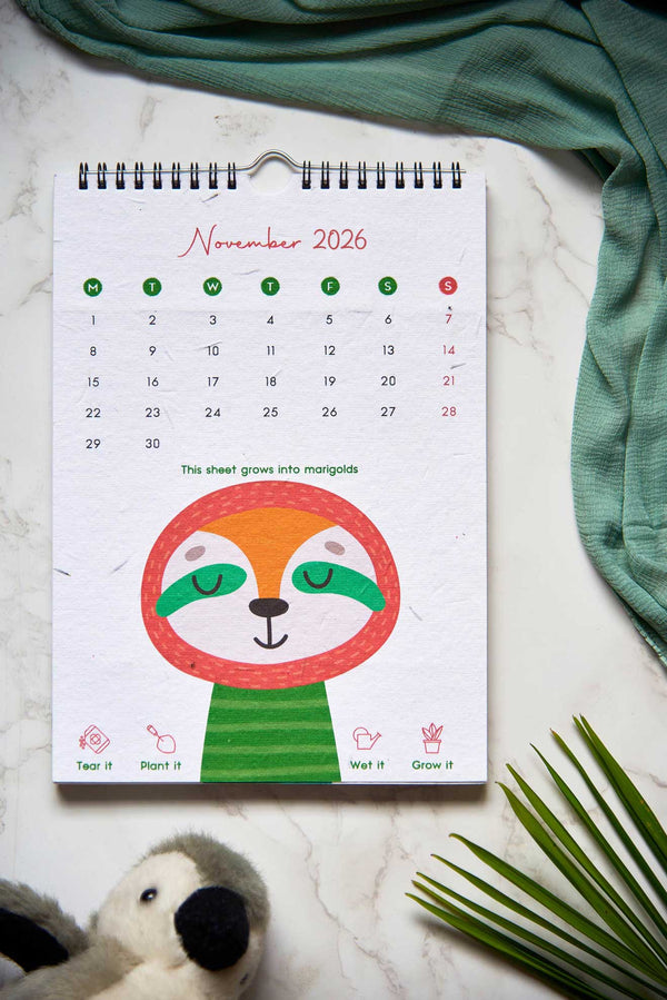 Welcome to the Jungle | A Kids Wall Calendar for 2026