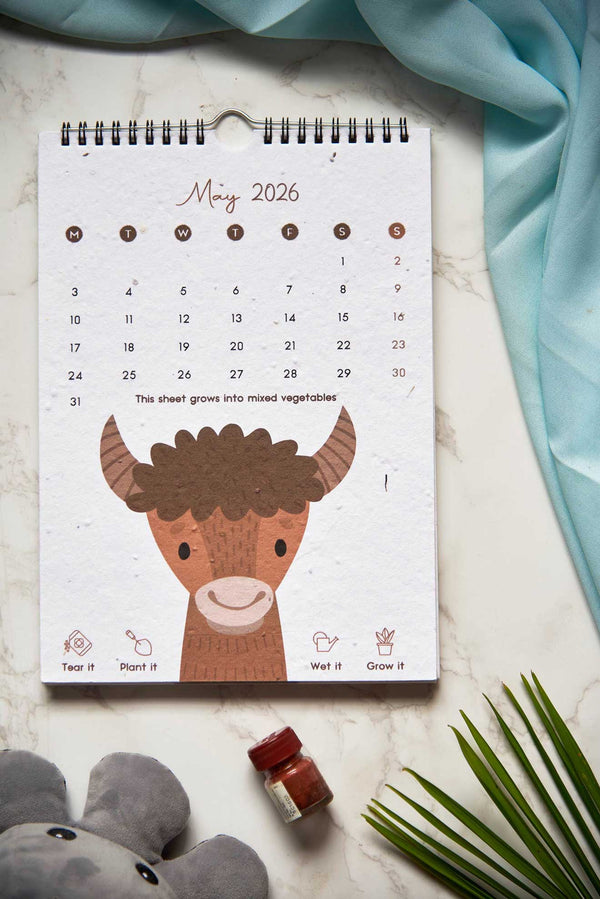 Welcome to the Jungle | A Kids Wall Calendar for 2026