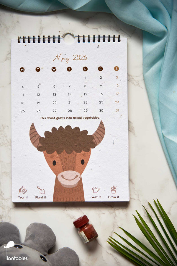 Welcome to the Jungle | A Kids Wall Calendar for 2026