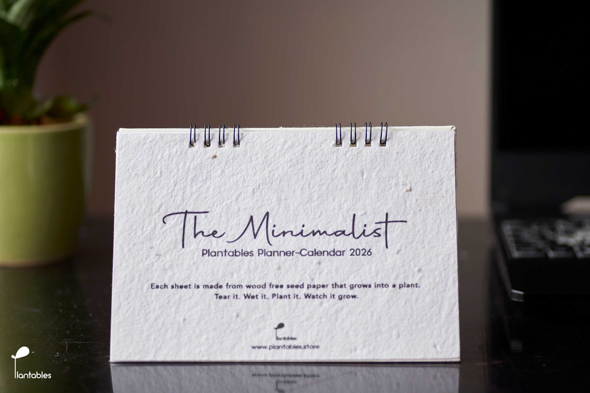 The Minimalist | Plantables Planner-Calendar 2026