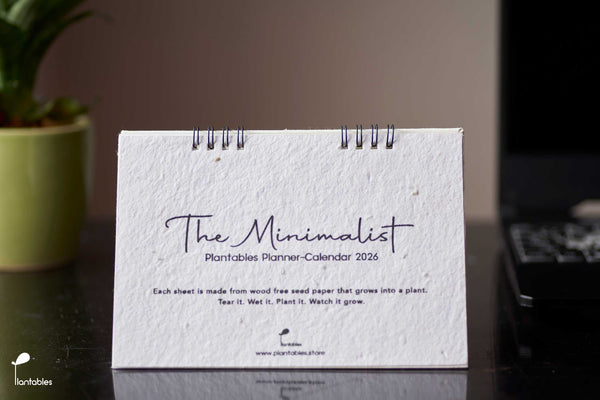 The Minimalist | Plantables Planner-Calendar 2026