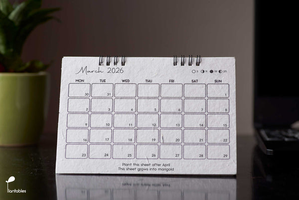 The Minimalist | Plantables Planner-Calendar 2026