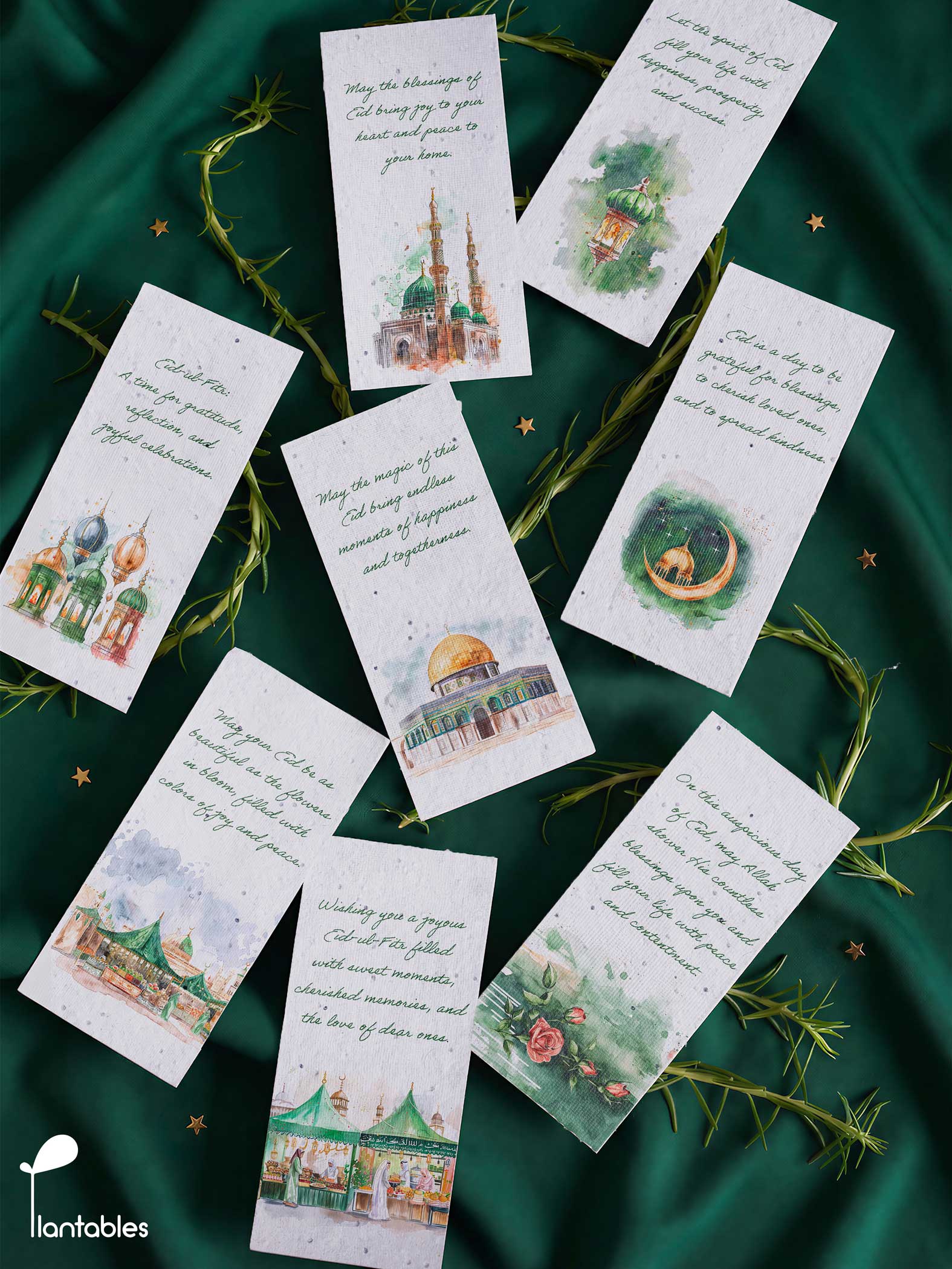 Eid Bookmarks - Set of 8
