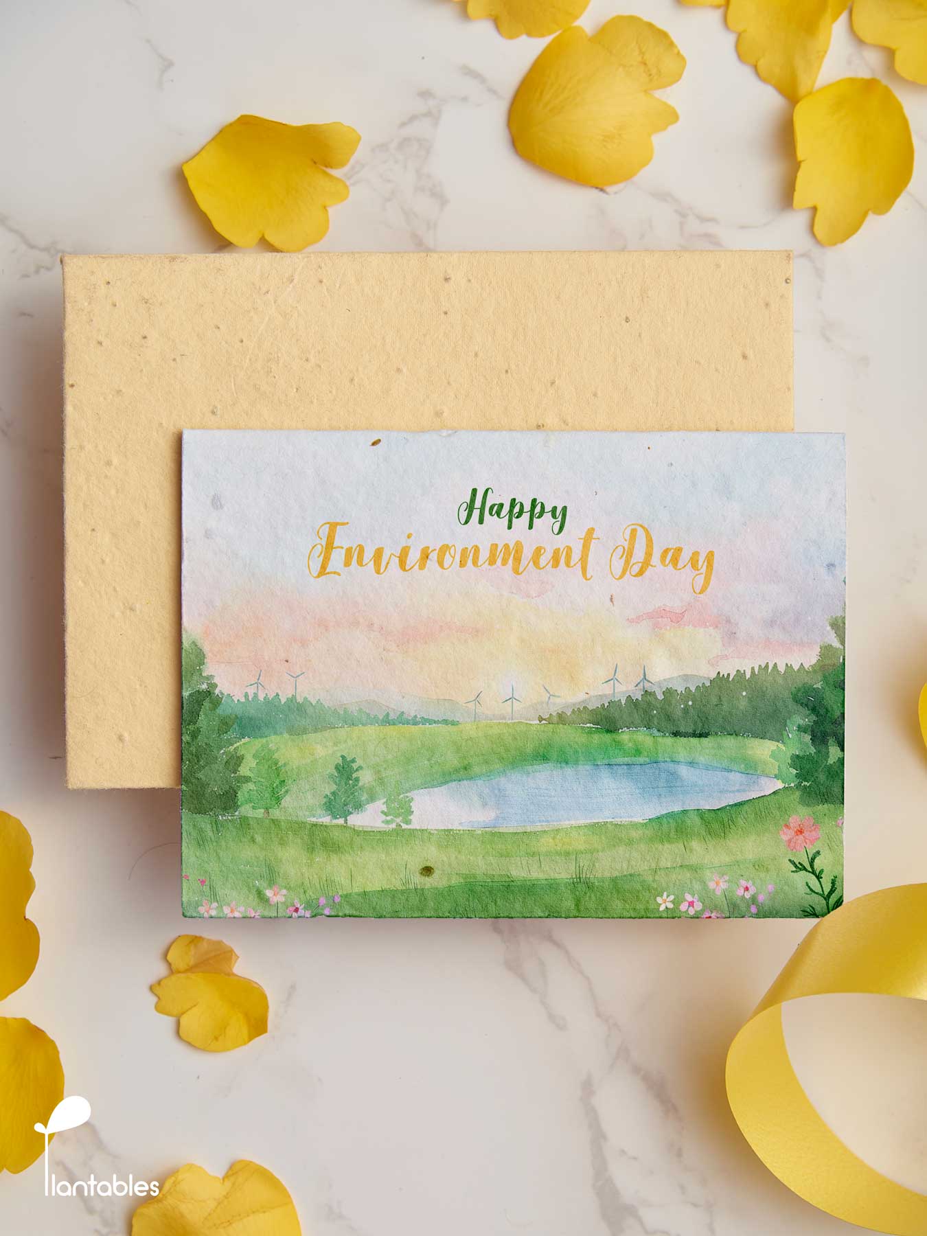 Renewable Energy Environment Day Greeting Card