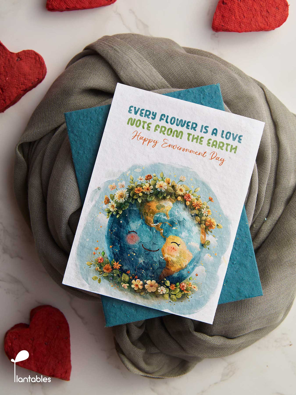 Invironment Card Sustainable Environment Day Gifts | Plantable Seed Paper