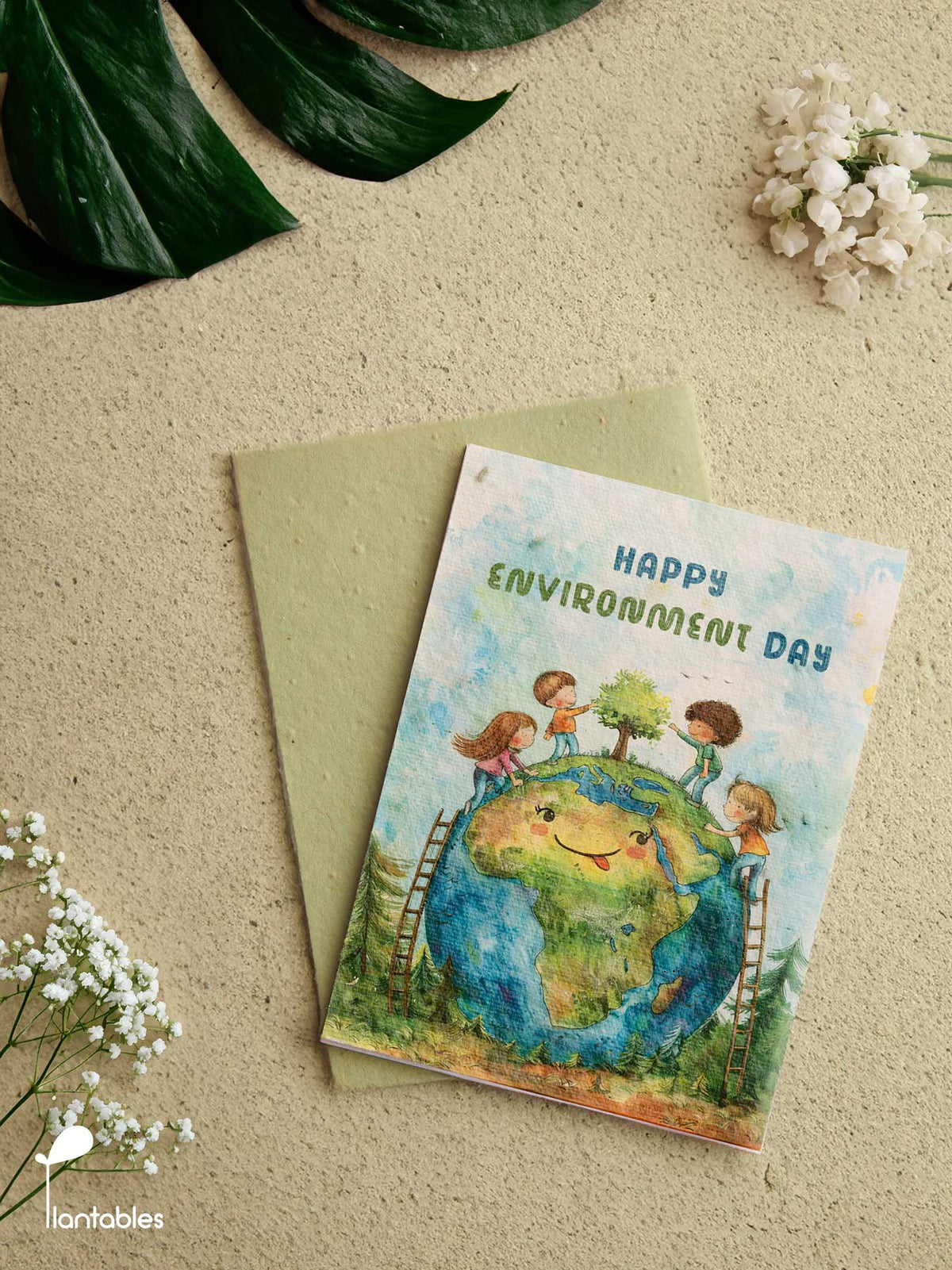 Invironment Card Children of the Earth | Plantable Environment Day Card