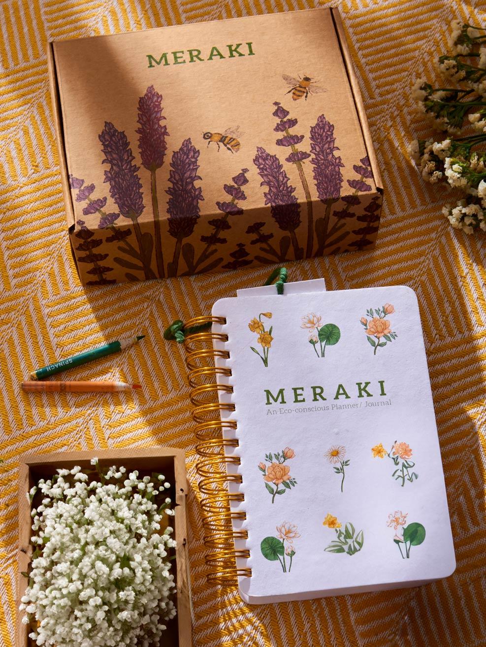 Meraki Eco-Conscious Undated Planner/Journal - Plantables
