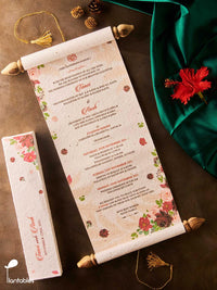 Rosa Marsala Scroll