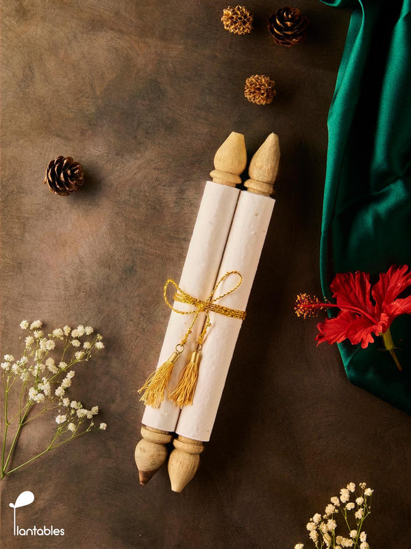 Rosa Marsala Scroll