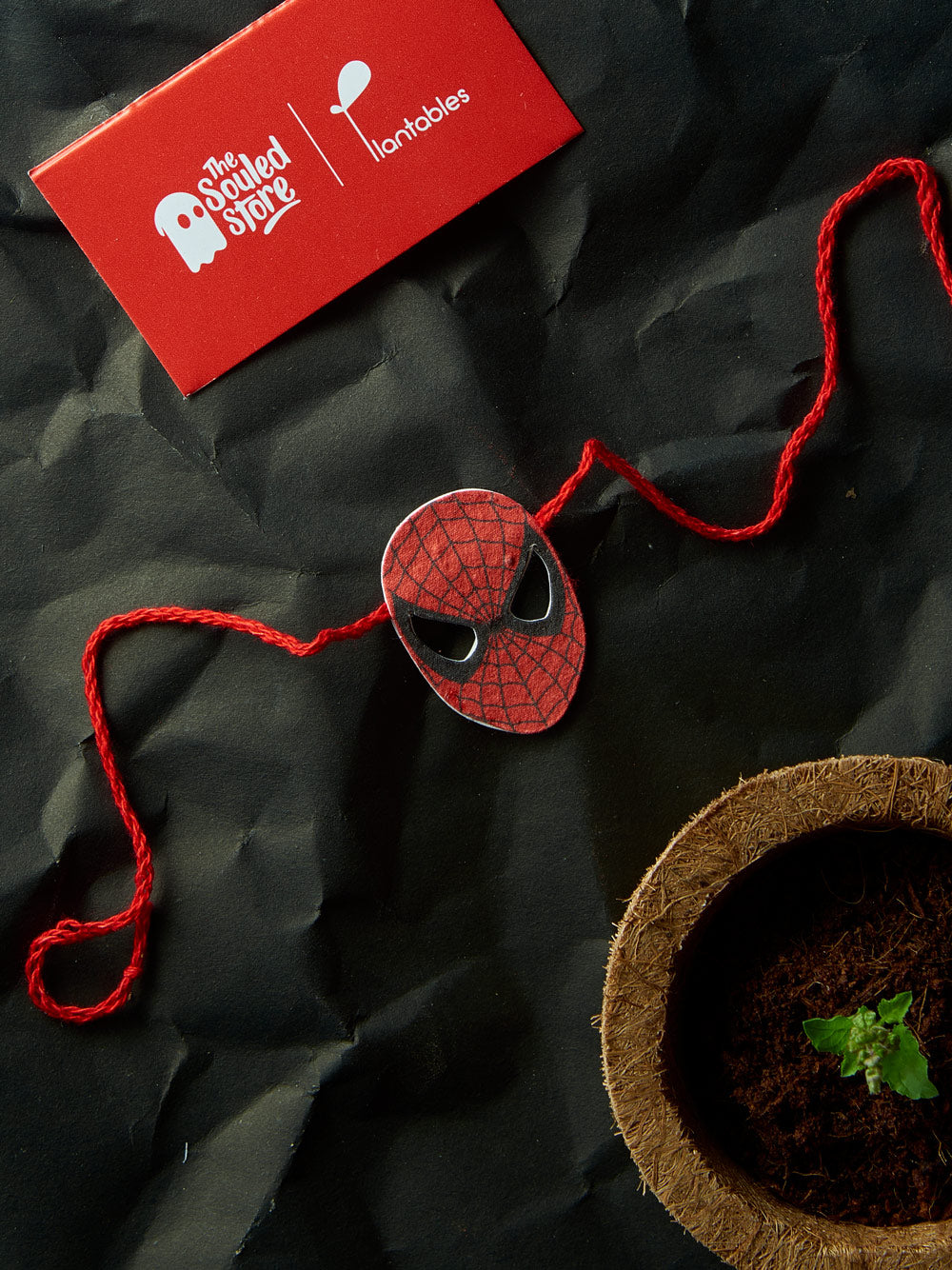 Spiderman Plantable Rakhi: Weaving Webs, Sowing Greens