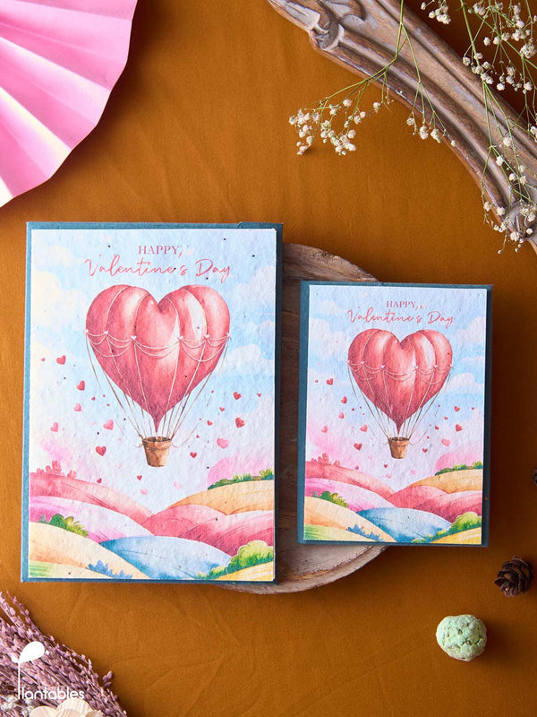 Head Over Hills in Love: Valentine's Day Card