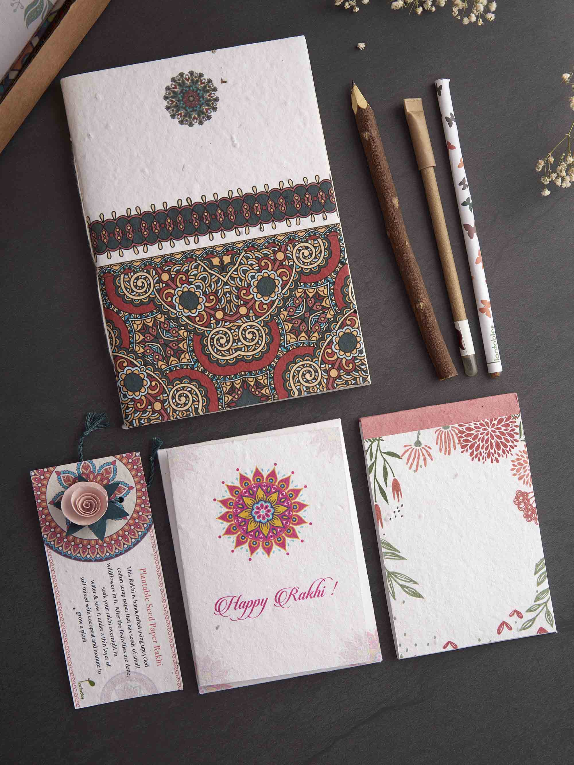 Notes : A Mini Stationery Rakhi Gift Kit