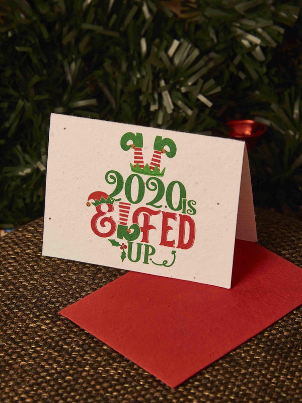 Covid Christmas & New Year Greetings (Set of 6 Cards) - Plantables